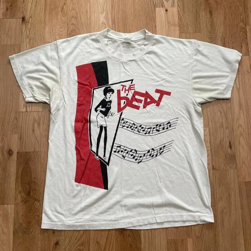 American Retro The English Beat Band New Wave Concert T-shirt Men and Women Summer New Men and Women Fashion Street Wear