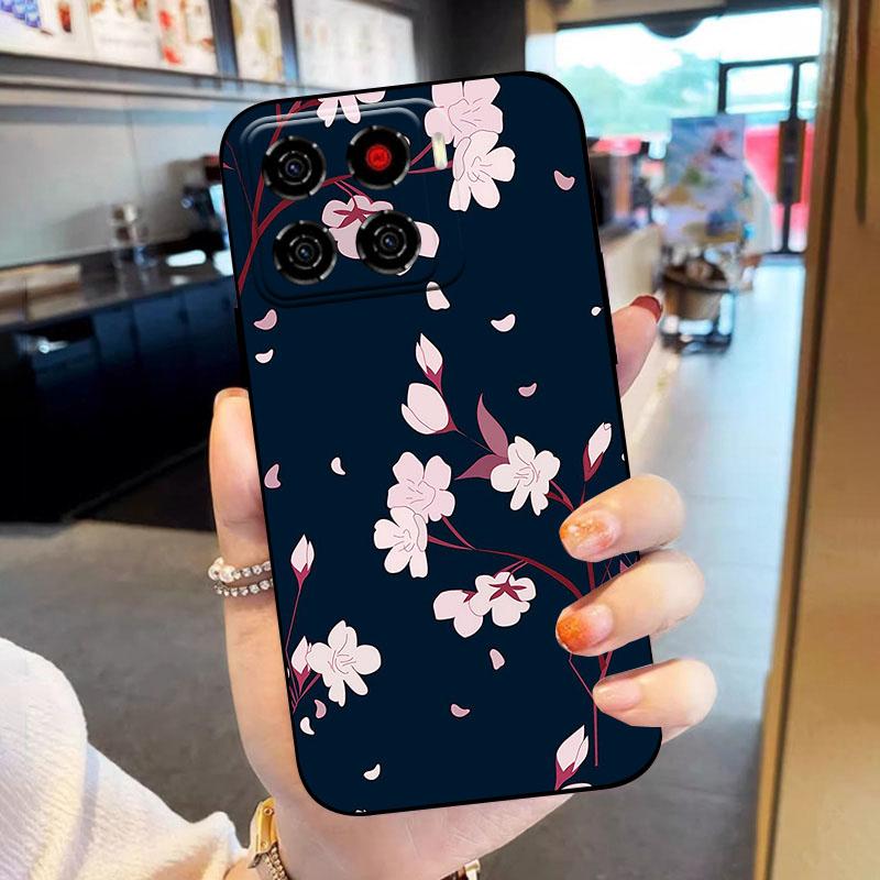 For ZTE Blade A56 Case Cute Cartoon Soft Silicone Phone Cover For ZTE Blade A 56 4G TPU Shockproof Bumper BladeA56 Z2473 Fundas