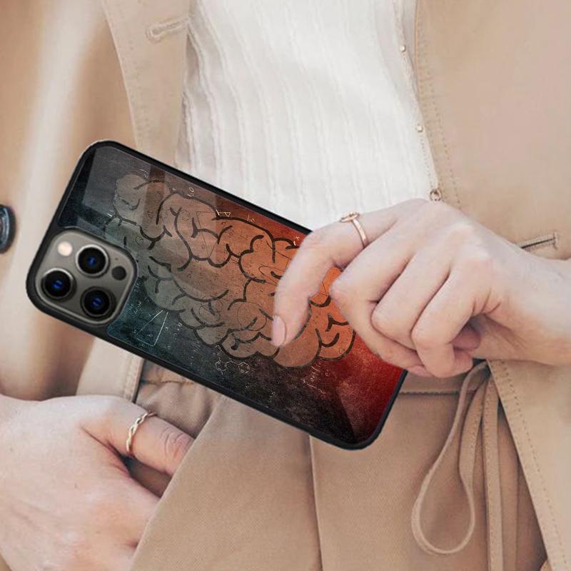 Brain Art Magnetic Phone Case For APPLE iPhone 17 Air 16 14 13 12 Pro Max 15 Plus Wireless Charge With MagSafe Cover