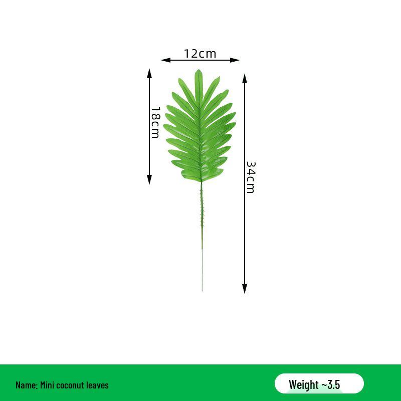 Mini Turtle Leaf Simulation Decor - Ideal for Kindergarten, Home, Wall, and Cake Decorations
