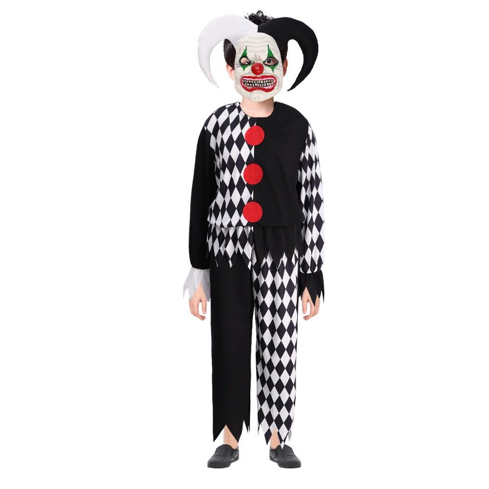 

Costume Clown Cosplay Mask Role Play Halloween Events Stage Gift Performance S