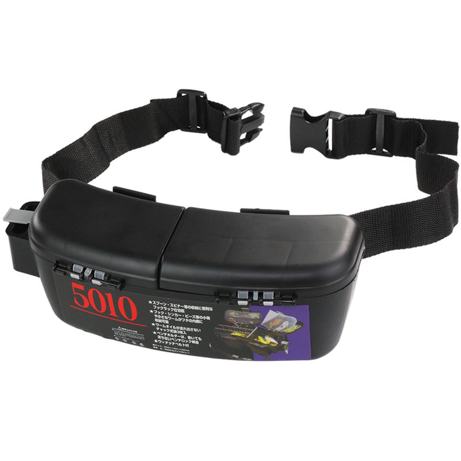 Fishing Tackle Box Adjustable Waist Strap Portable Lures Box Waist Pack Multi-function Lure belt box #1