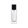 In-Stock Transparent Bayonet Glass Perfume Bottle with Resin Lid and Spray Refill