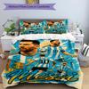 Messi Celebration Design Bed Bedding Set 1 Duvet Cover + 2 Pillowcases Soft Breathable Household Bed Linens