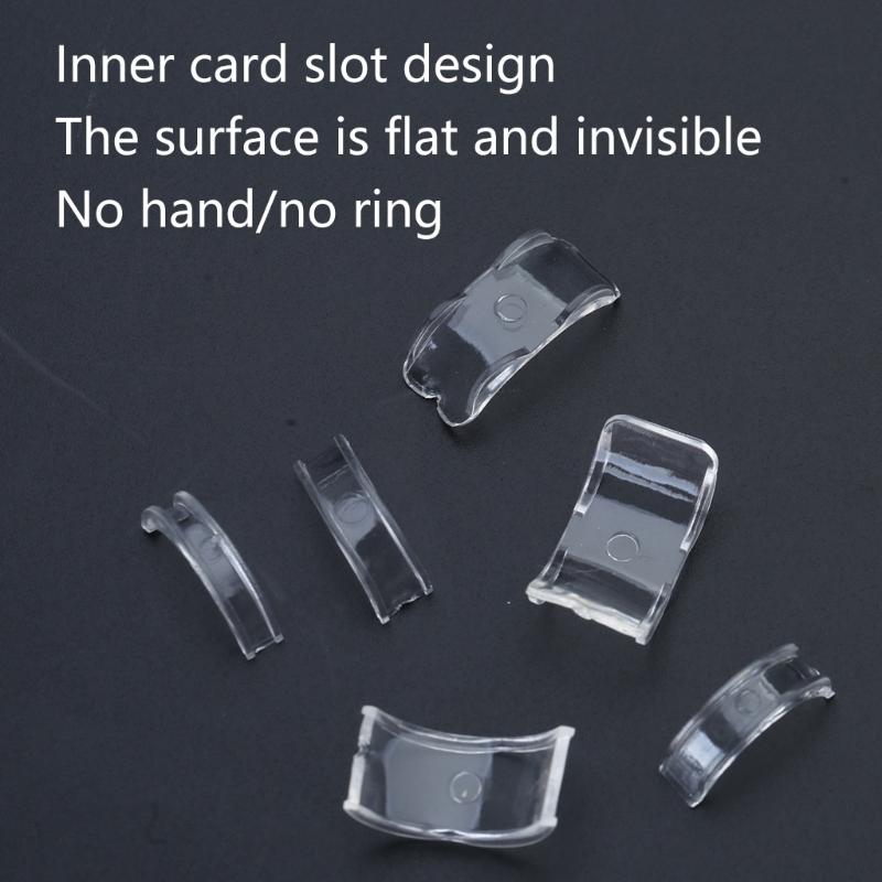 Invisible Ring Size Adjuster for Loose Rings Soft Silicone Jewelry Sizer Tool Transparents Ring Cushion Resizing Tool