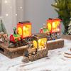 2025 Retro LED Weihnachtszug Windlaterne Nachtlicht