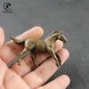 Vintage Copper Animals Arabian Horse Wild War Horse Courser Figurines Desk Ornament Home Decoration Accessories Brass Craft