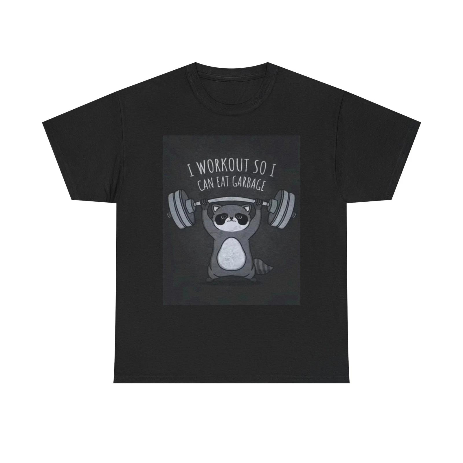 Men s and Women s T-shirts Workout So I Can Eat Graphic XXXXL