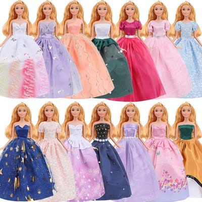 Casual Wear Girl Costume Clothes Newest 30cm Doll Accessories New Doll Floral Dresses  30cm Doll