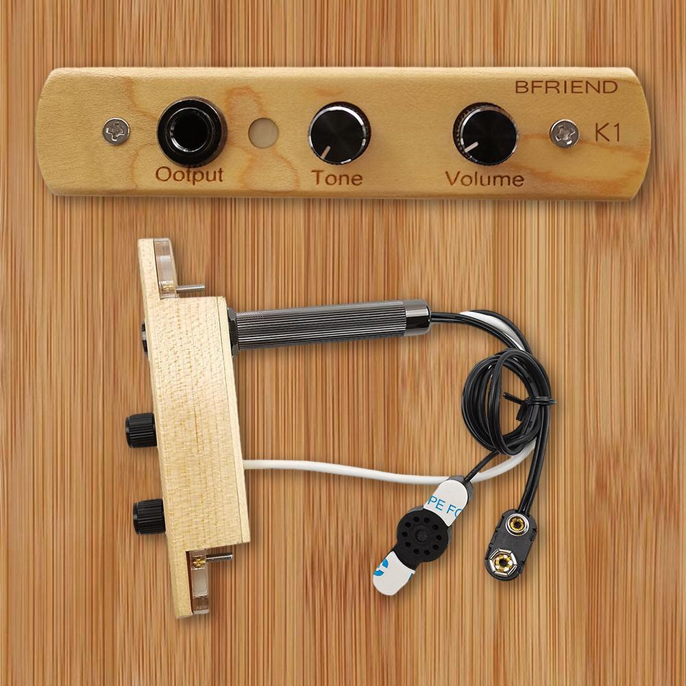 Cajon Box Drum Preamp/Pickup Musical Instrument Pickup Microphone Electronic Pick-up System Percussion Instruments Accessories China Mainland