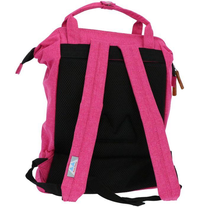 Sac à dos - KID'ABORD - Poids Plume - Rose Fuchsia - Grand angle - Compartiment ordinateur