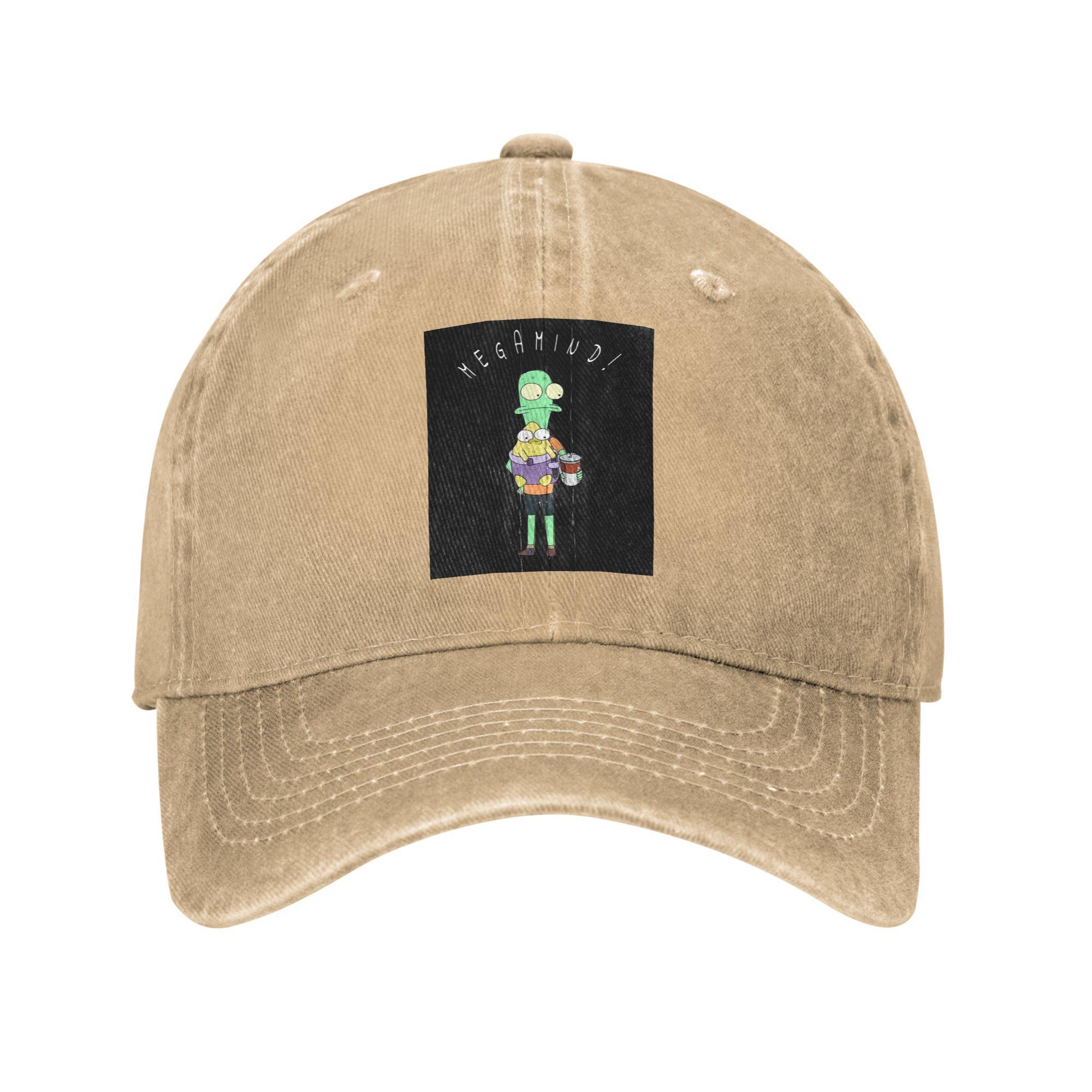 

Cartoon Solar Opposites hilarious saying megamind Denim Cap Casual Baseball Caps Adjustable Hat Summer Unisex Baseball Hats One Size
