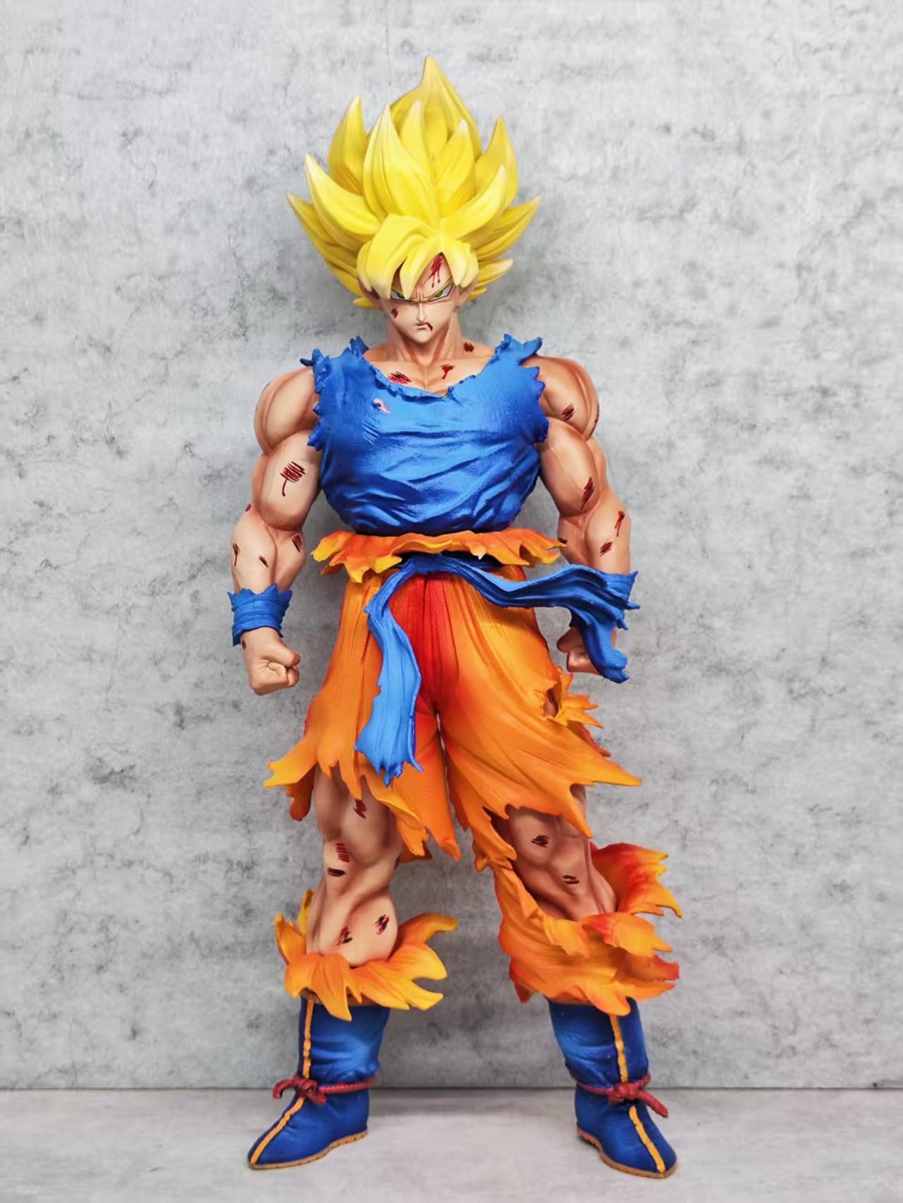 

Dragon Ball Ys Junior 1 2 Супер Сайян Гоку GK Статуя Модель Аніме Фігурка Бойові Пошкодження Версія Гаражний Набір Прикраси Подарунки для Хлопчиків