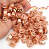 M8 Copper Plated Exhaust Manifold Nut Hex Flange Fastener Carbon Steel for BMW 3 Series E30 Engine Turbo Stud Pipe Repair Kit