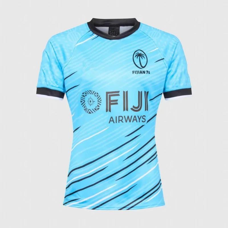 New 2026 3d T-Shirt Fiji 7s Rugby Shirt Fijian Drua Rugby Jersey Training Clothes Top Loose Sports Style S