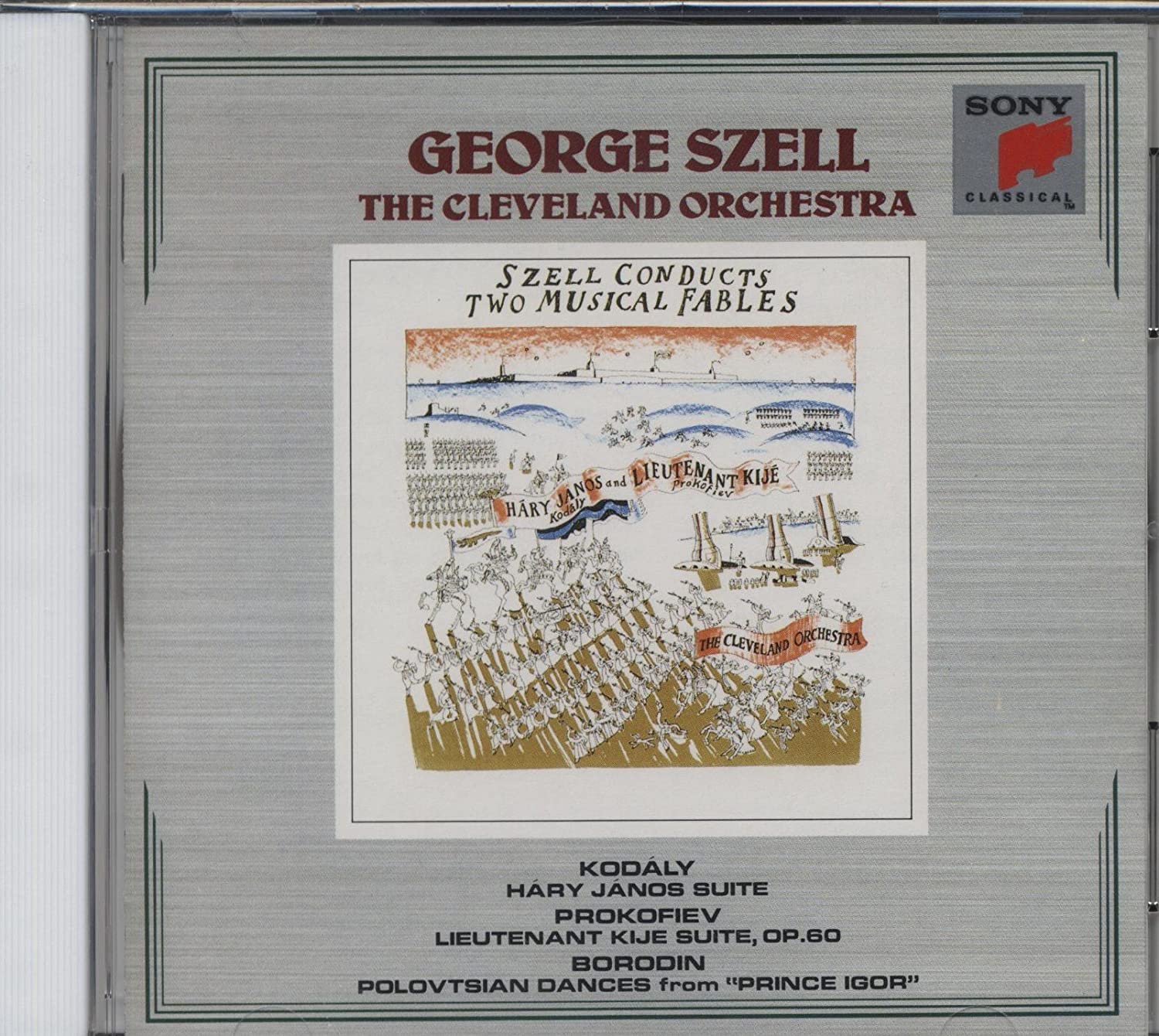 

CD CLEVELAND ORCHESTRA, KODALY, PROKOF - Hary Janos*Suite CSCR8210 Япония Классика Б/у