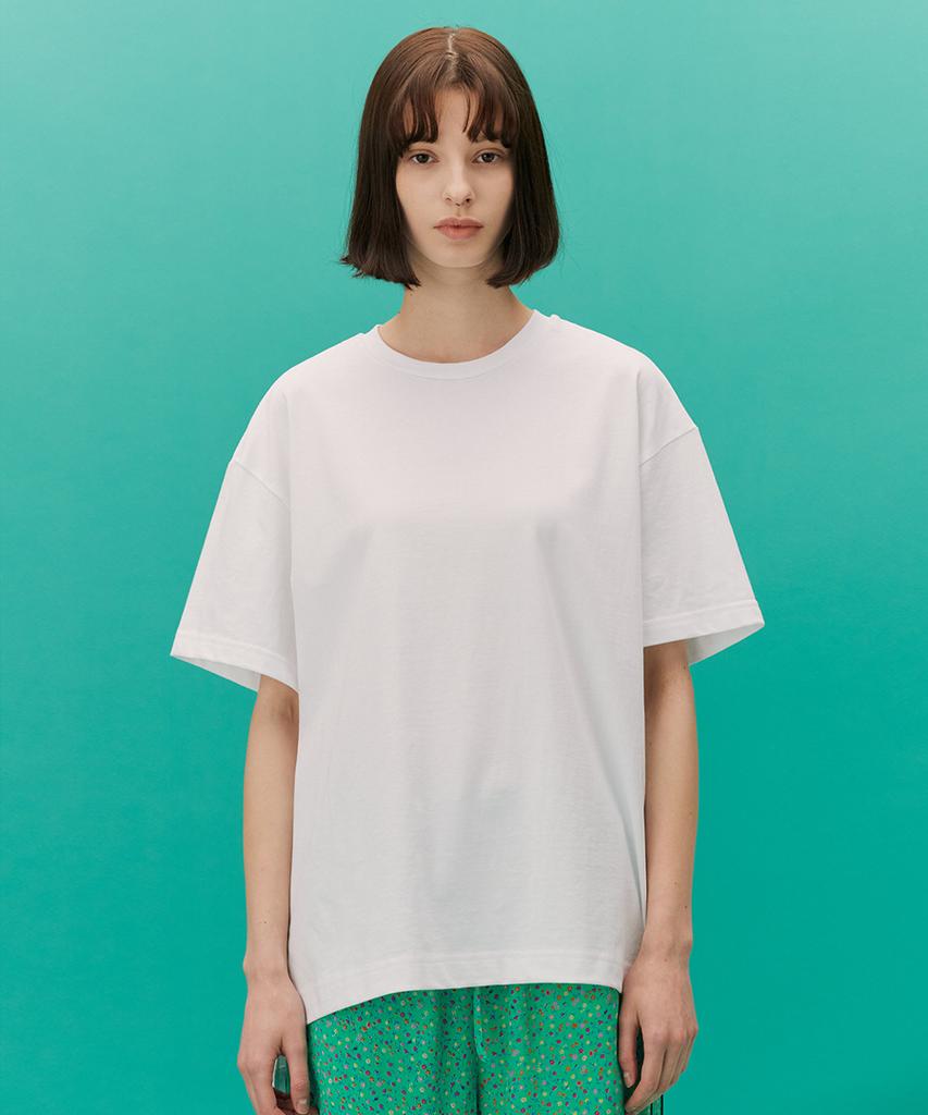CETU Loose Fit Short Sleeve T-Shirt (White)