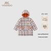 Boys' Houndstooth Winter Down Jacket