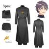 Nordic Anime White Saint And Black Pastor Cosplay Costume Lawrence Halloween Dress Up