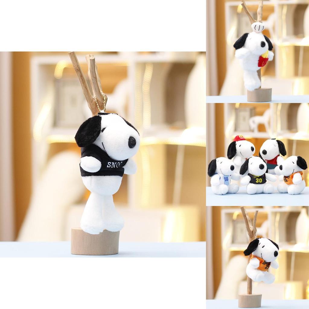 Snoopy Cartoon Plüsch Schlüsselanhänger Mit Weichem Kurzem Plüsch Für Taschen Und Geschenke