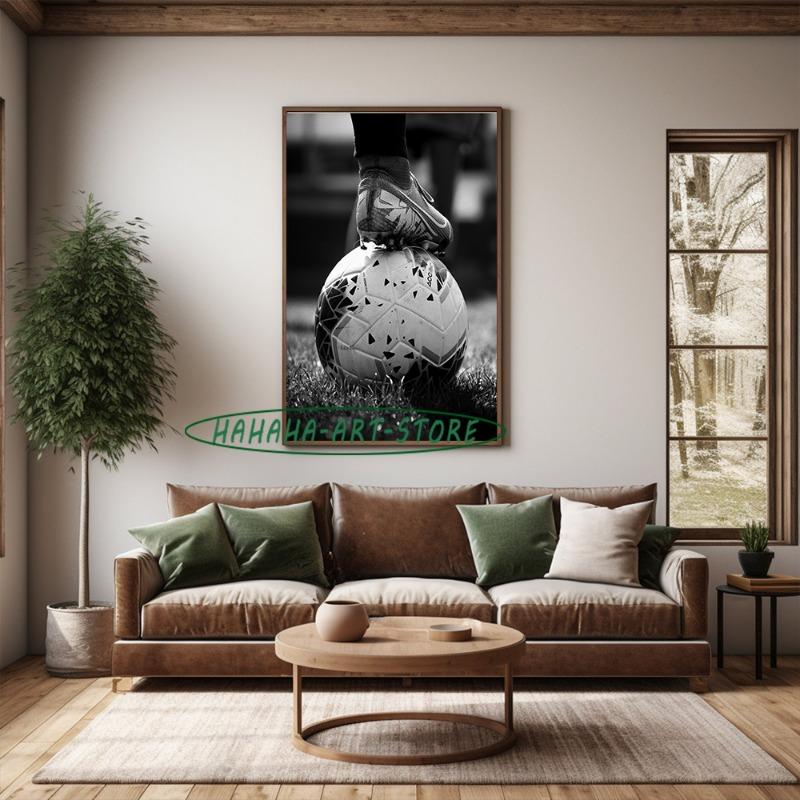 Soccer Basketball Tennis Golf Black and White Photos Poster Canvas Printing Sports Art Wall Decor B&W Photograph Aesthetic Print