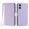 For Sony Xperia 10 VI Leather Case Wallet Stand Phone Cover with Wrist Strap