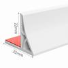 Self Adhesive Countertop Backsplash Double-Rib Support Splash Guard Seal  Floor Edge