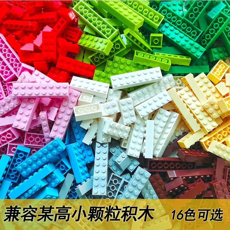 17colos 500g Compatible Small Particle Blocks Brick Single Multi-spec Mixed Creative Assembly Diy Building Blocks Loose