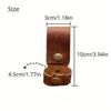 1pc Outdoor Portable Leather Glove Clip Creative Waist Hanging Glove Storage Ring Multifunctional PU Leather Storage Hook