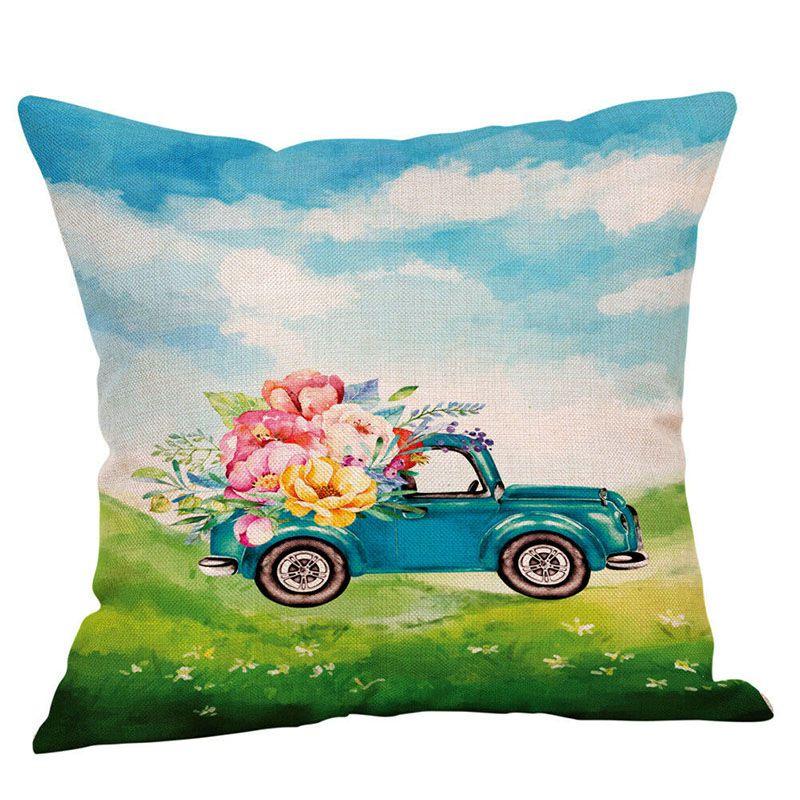 Luxurious Linen Christmas Pillow Case For Sofa And Car Beautiful Festive Design