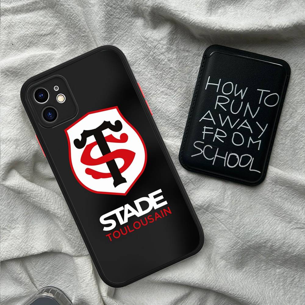 Stade-Toulousain Phone Case For IPhone 16 15 14 X XR XS 7 8 Plus 11 12 13 Pro MAX 13mini Matte Shockproof Case
