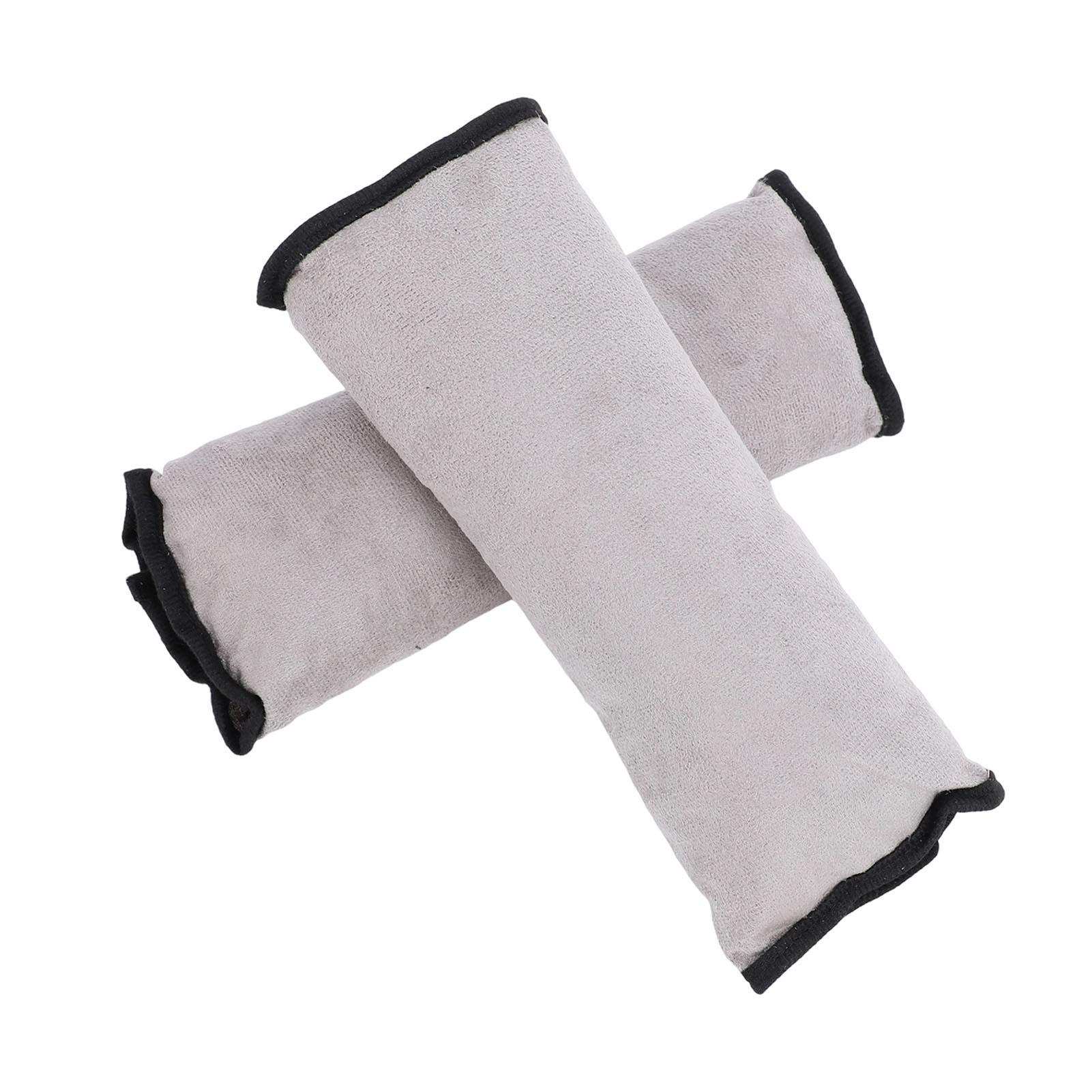 

2 Pcs Seat Belt Pillow Soft Comfortable Skin Friendly Neck Support Plush Car Seatbelt Cover for Travel