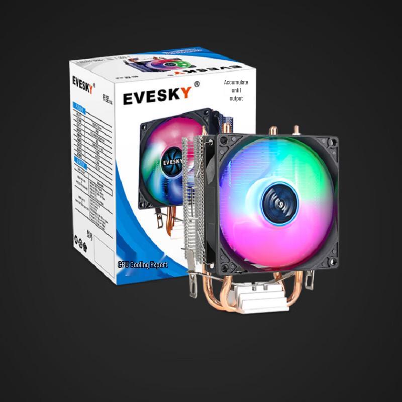 Ollymurs Dual Heat Pipe CPU & Laptop Cooler