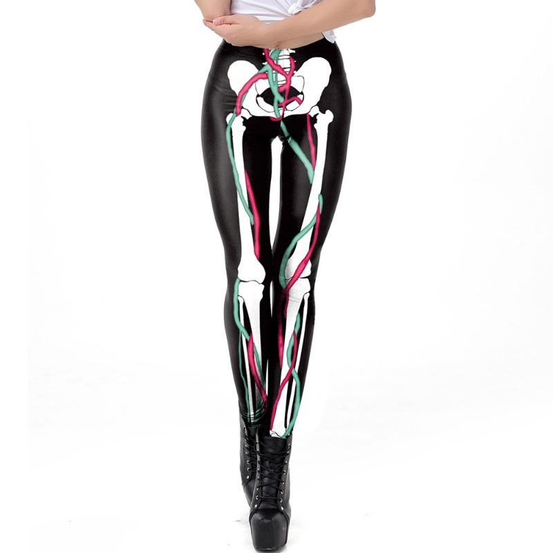 New Halloween Costumes Hot-selling Women's Tight Nine-point Leggings 1