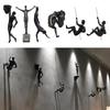 Climbing Sculpture Wall Hanging Decoration Figure