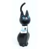 Sankin Shoji Cat Tail Toilet Brush, Black, Approx. W11.6 X D14.5 X H38cm ME3713