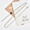 New Fashion Women's Metal Waist Chain Digital Buckle Decorative Dress European and American Style Women's Body Chain