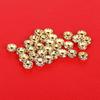 Golden Rhinestone Spacer Beads for DIY Jewelry & Necklace Accessories - Silver Crystal Ring Spacers