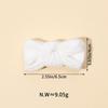 Children's Knitted Bow Hair Clips - Korean Style Decorative Headwear for Girls