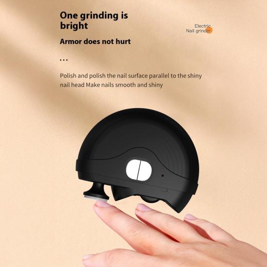 Yousheng 2-In-1 Electric Nail Clipper Automatic Kids Adults Seniors Nail Trimmer with LED Light Baby Manicure Grinding File Fingernail Cutter Polisher