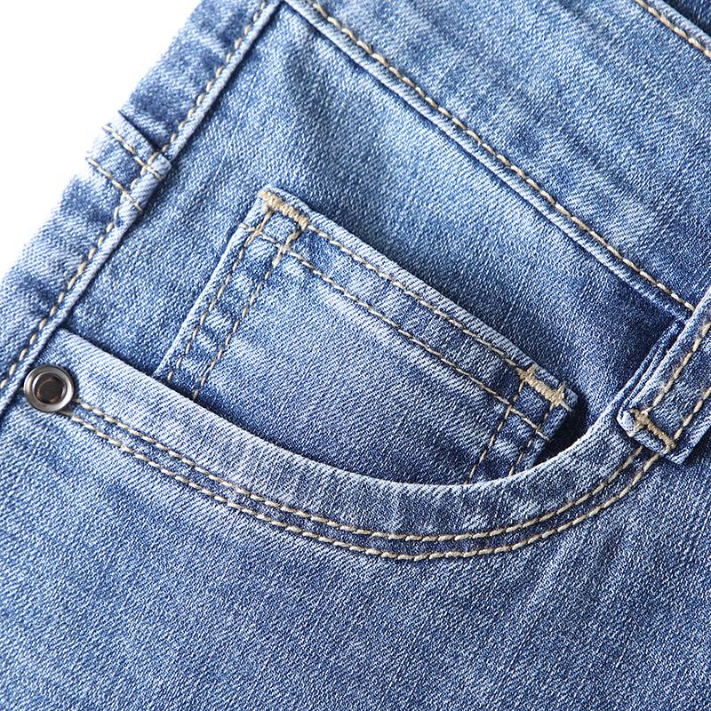 JOW Men's Classic Slim Fit Straight Leg Jeans