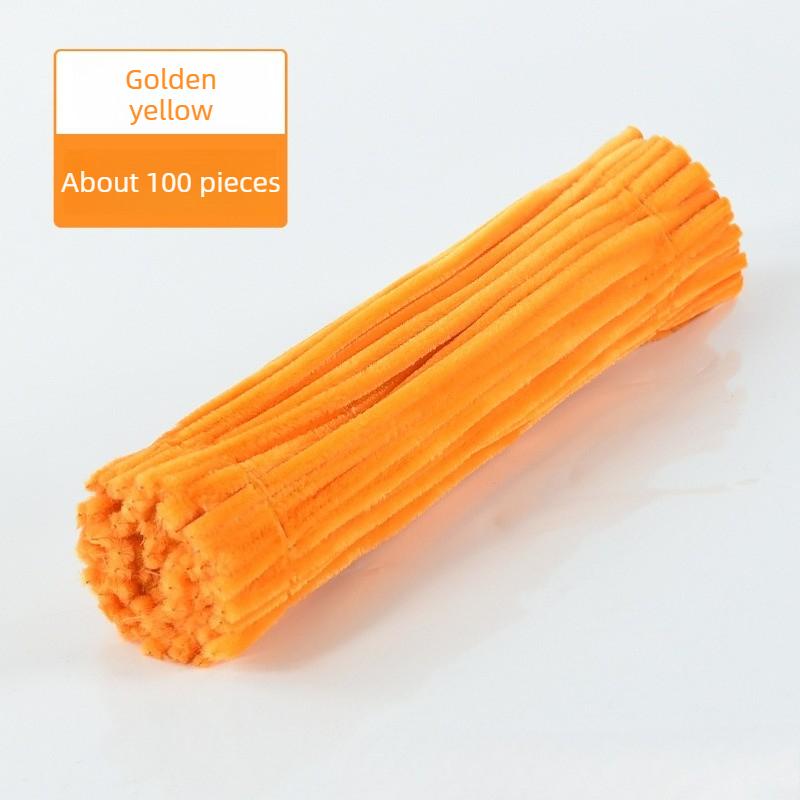 100-1000PCSMacaronColor ChenilleStems DIY Craft Pipe Cleaners for Kids Handmade Bouquet Hairband Flower Arrangement Stem Tie Kit