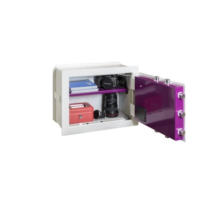 Coffre-fort encastrable - ARREGUI - Forma Evolution 151050 - Double sécurité - Fond extensible - 32x42x20/30cm