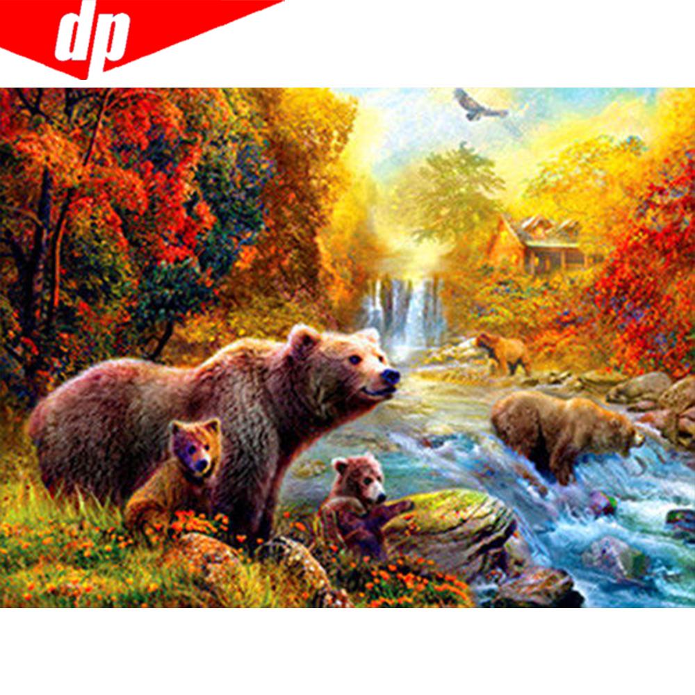 

Алмазная мозаика в ассортименте Full Square 20X30CM светло-синий