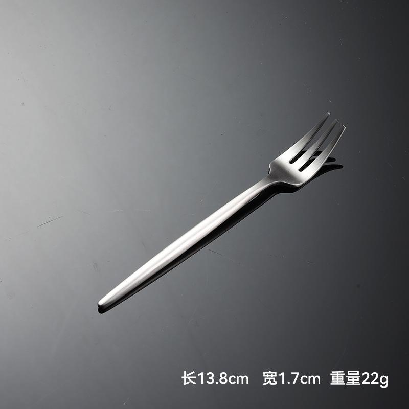 304 stainless steel matte Portuguese western food knives, forks and spoons multi-specification desserts restaurant value tableware gifts