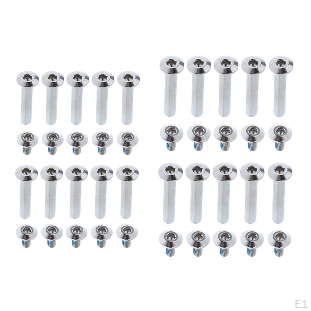 Set For Replacement Nuts Screw Shoes Roller In Line