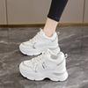 Popular increase in dad shoes women's spring 2025 new thick-soled versatile ins sports shoes casual sports women's shoes