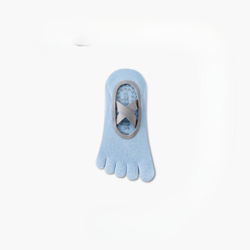 Summer Five-finger Yoga Socks, Anti-slip Indoor Sports Fitness Pilates Training Socks with Separate Toes