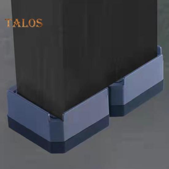 4Pcs Rectangle Furniture Riser Stackable Heavy Duty Bed Riser Anti-slip Washing Machine Refrigerator Desk Couch Chair Sofa Leg Lift Heightening Foot