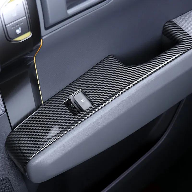For Kia EV3 2024 2025 Window Button Cover Car Door Armrest ABS Decal Panel Window Button Trim Interior Moulding LHD